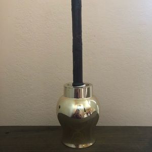 vintage brass candle holder